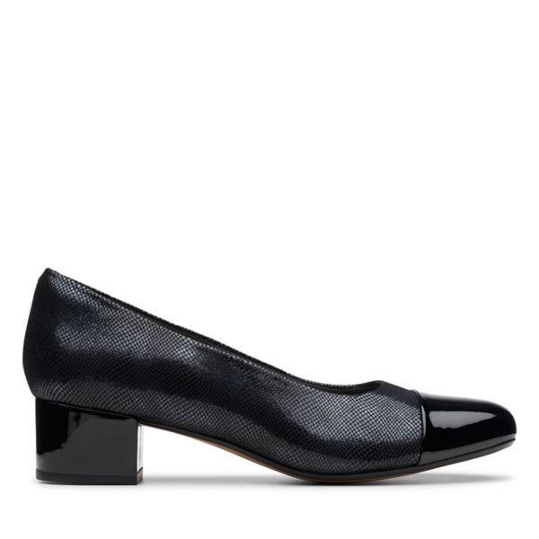 Clarks Womens Chartli Diva Heels Black | CA-5836279